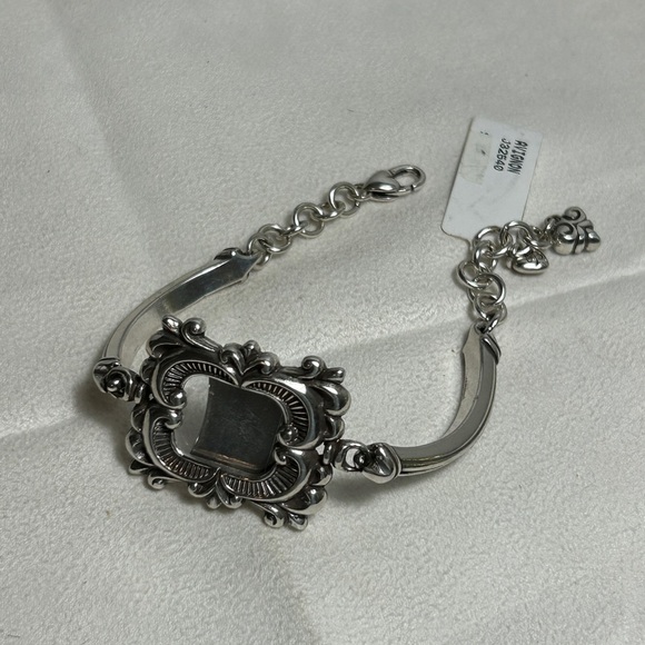 Brighton Jewelry - Brighton Avignon Photo Frame Bracelet Add A Picture Silver Plated Retired